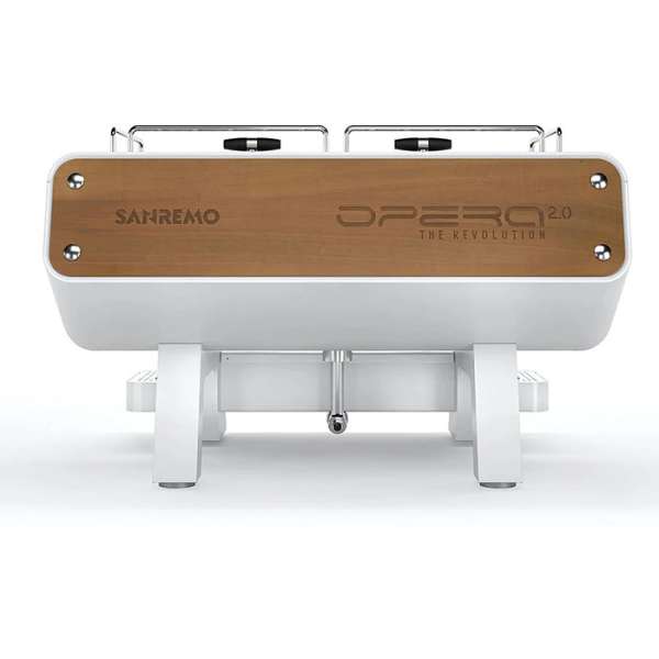 Кофемашина Sanremo Opera 2Gr стальная-белая (внешняя помпа)